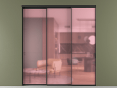 Перегородка Formato внутри проёма телескопик синхро 2