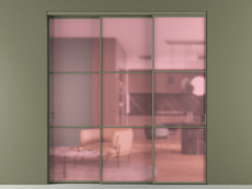 Перегородка Formato внутри проёма телескопик синхро 2