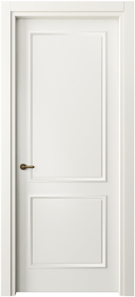Дверь межкомнатная 8121 МЖМ. Цвет Матовый жемчужный. Материал Гладкая эмаль. Коллекция Paris. Картинка.
