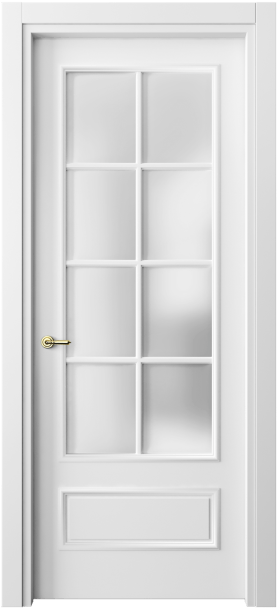 Межкомнатная дверь 8112 МБЛ САТ. Цвет Матовый белоснежный. Материал Гладкая эмаль. Коллекция Paris. Фото. Дверь межкомнатная 8112 МБЛ САТ. Цвет Матовый белоснежный. Материал Гладкая эмаль. Коллекция Paris. Картинка.